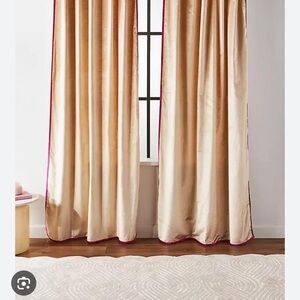 Anthropologie Adelina Velvet Curtains